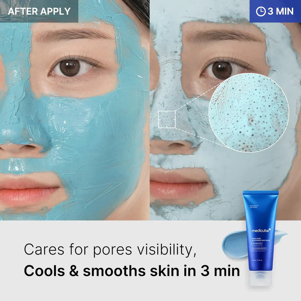 Medicube Zero Pore Blackhead Mud Mask – Deep Pore Cleansing