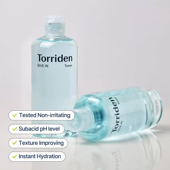 Torriden DIVE-IN Toner – Hydrating & Soothing with Low Molecular Hyaluronic Acid