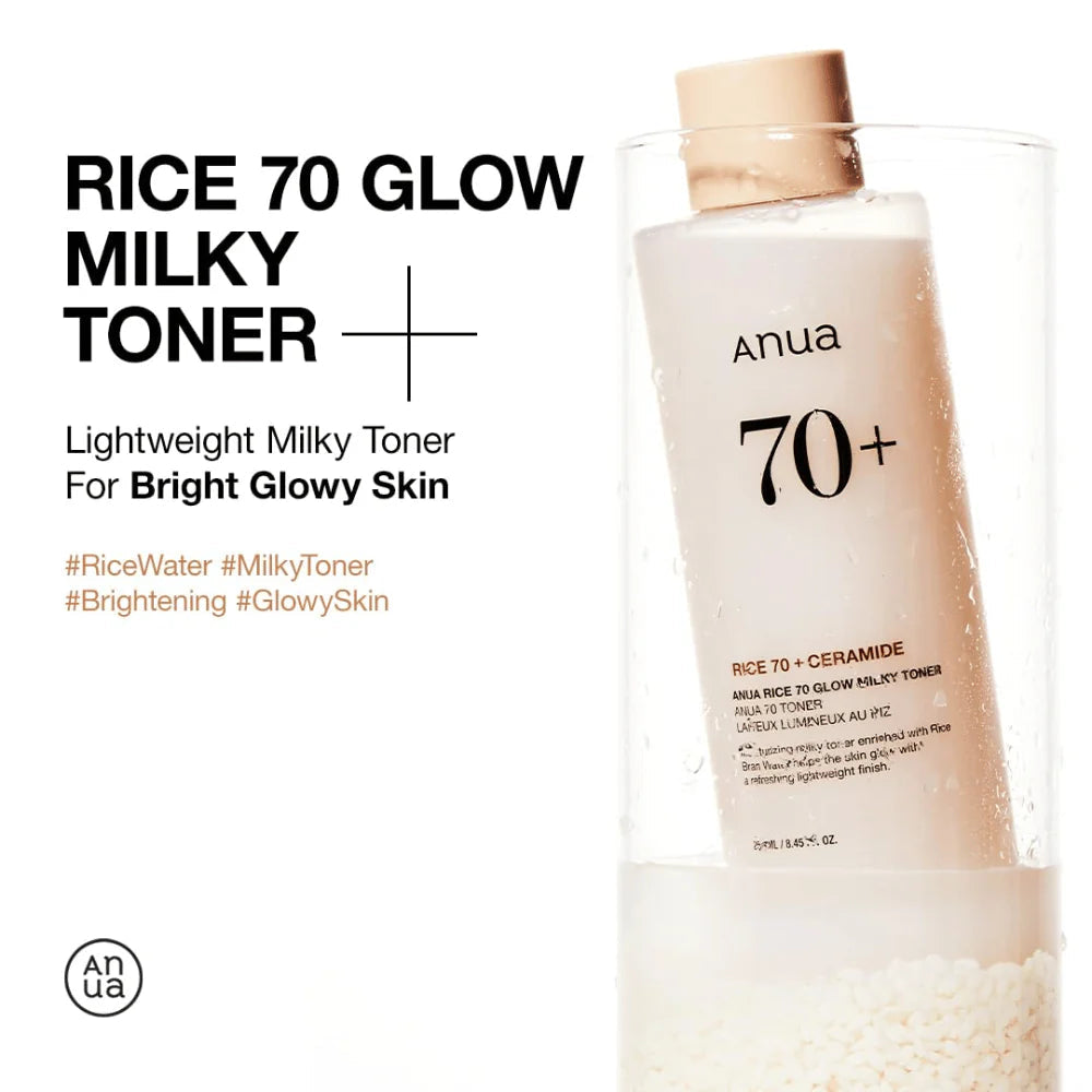 Anua Rice 70 Glow Milky Toner 250ML