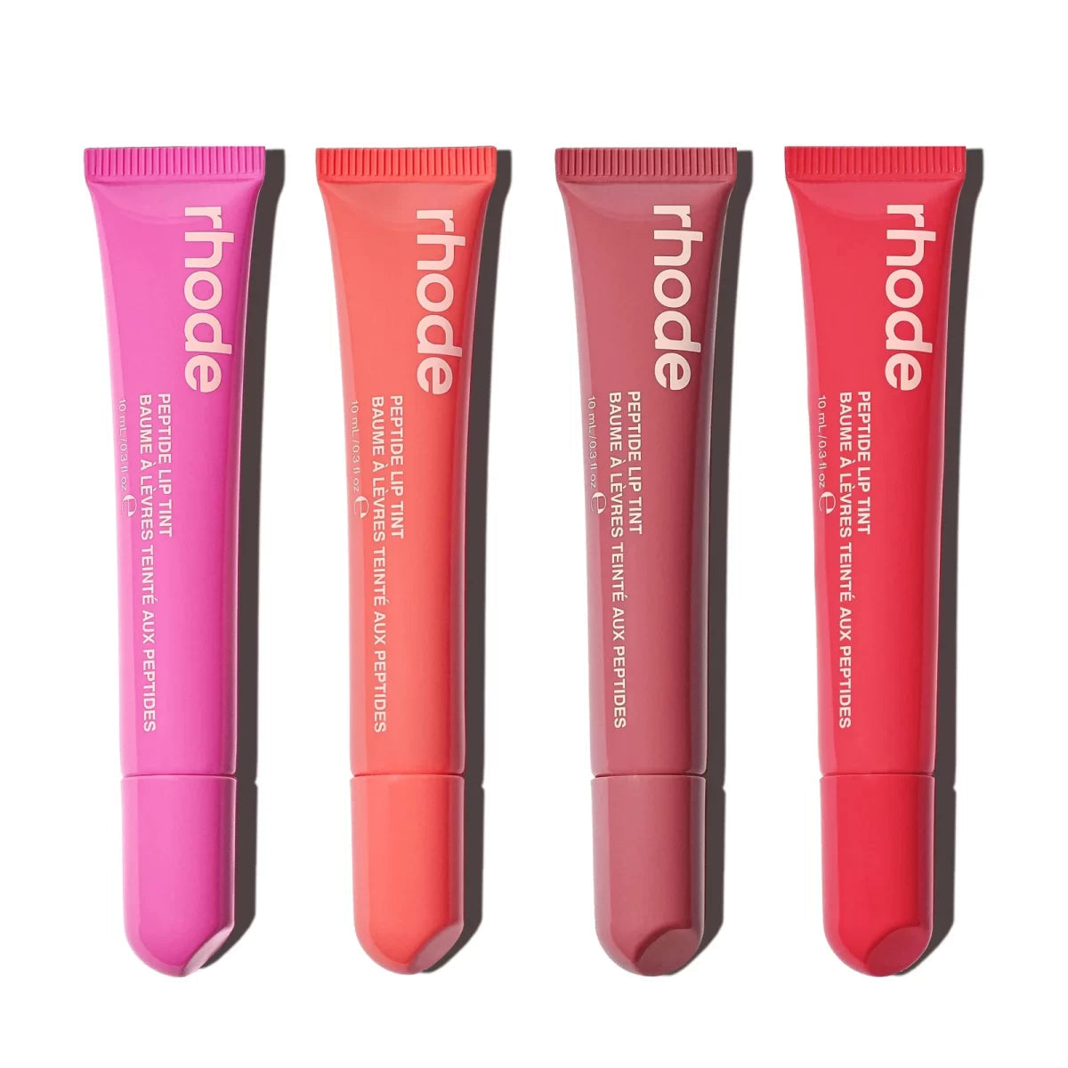 。。。rhode THE SUMMER PEPTIDE LIP TINTS Never met a @rhode peptide lip tint I didn't like… ♥️ the