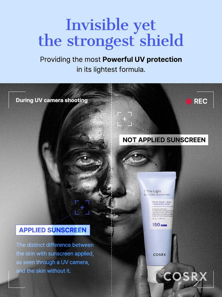 COSRX ULTRA-LIGHT INVISIBLE SUNSCREEN SPF50 PA++++