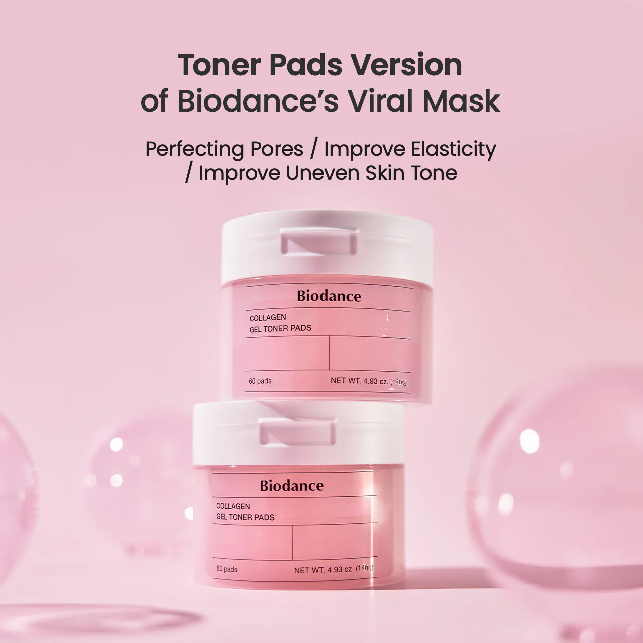 BIODANCE COLLAGEN GEL TONER 60PADS