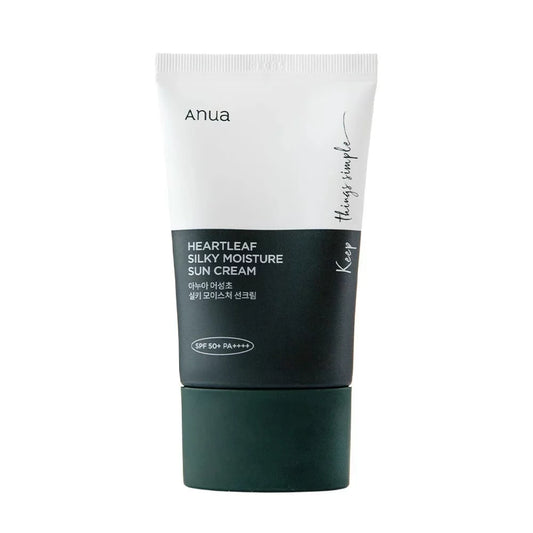 Anua - Heartleaf Silky Moisture Sun Cream SPF 50+ PA++++ 50ml