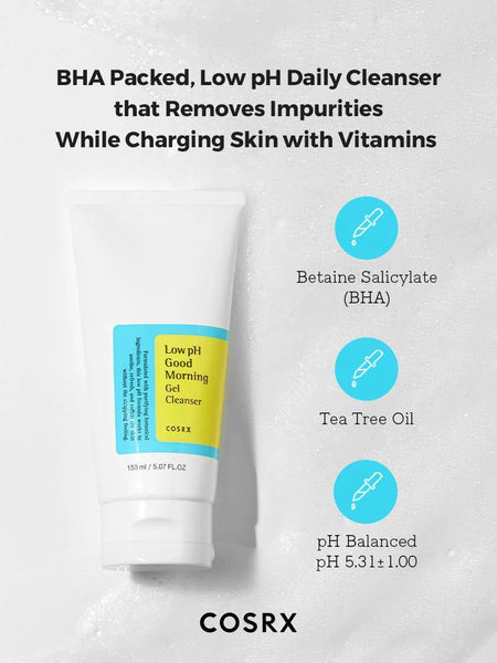 Cosrx - Low PH Good Morning Gel Cleanser