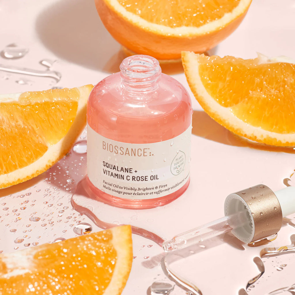 Biossance Vitamin C Rose Brightening and Firming Face Oil + Squalane