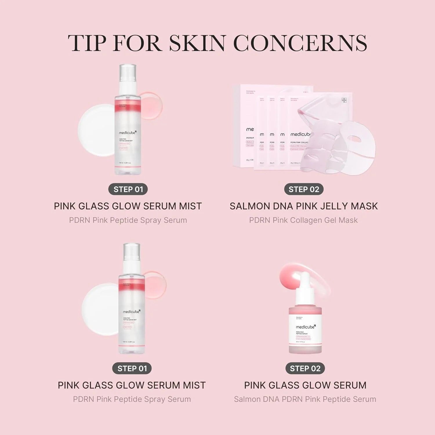 Medicube, PDRN Pink Glutathione Serum Mist