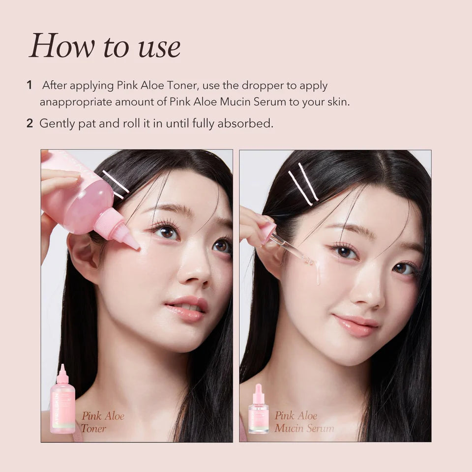 APRILSKIN PINK ALOE MUCIN SERUM 30ML